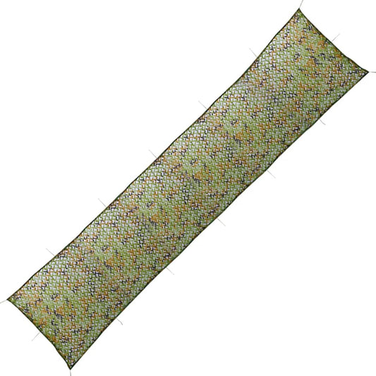 Tarnnetz mit Aufbewahrungsbeutel 1,5x7 m Camouflage Polyester