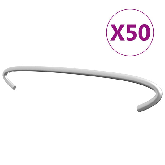 Gabionen-Distanzhalter 50 Stk. Verzinkter Stahl 20 cm Abstandshalter