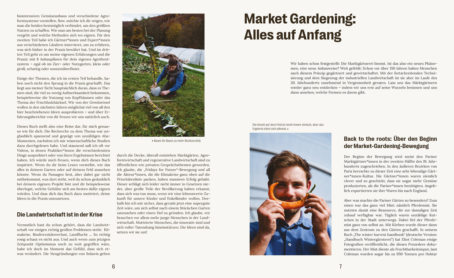 Market Gardening & Agroforst - Leon Schleep - Sachbuch