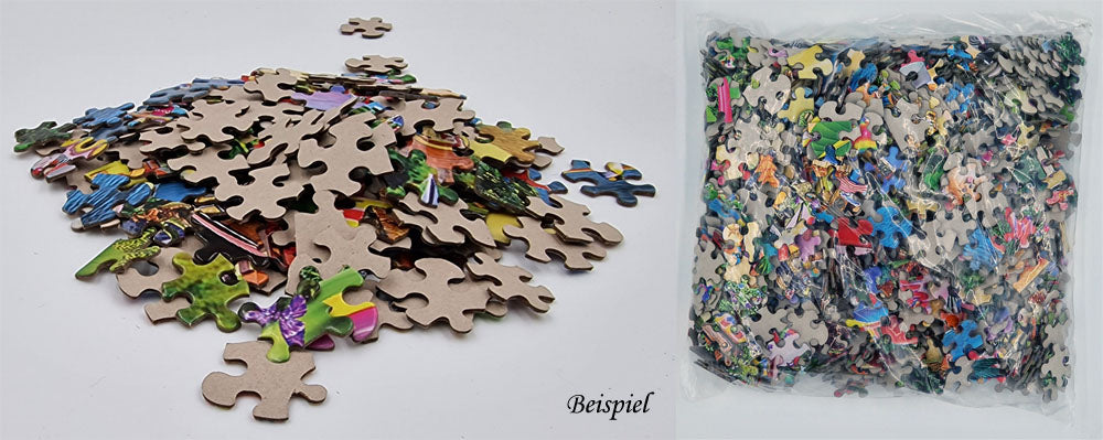 Puzzle 1000 Teile Scenic Landscape 69x69 cm rund Weltkugel Weltwunder Gehirntraining Jigsaw