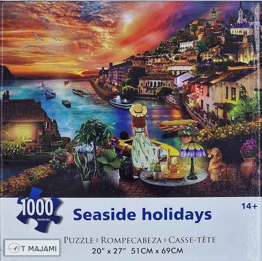 Puzzle 1000 Teile Seaside Holidays 69x51 cm Urlaub am Meer Gehirntraining Jigsaw