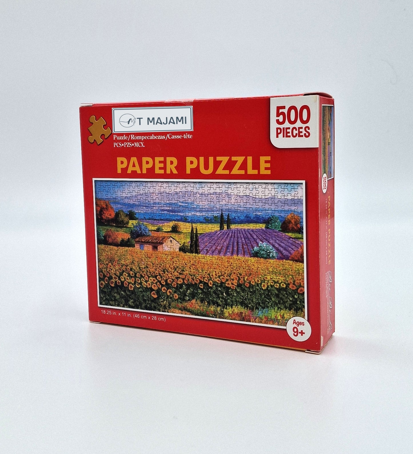 Puzzle 500 Teile Provence 46 x 28 cm Frankreich Lavendel Feld romantisch Gehirntraining ab 9 Jahren