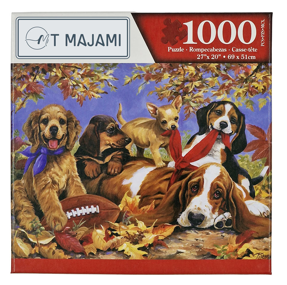 Puzzle 1000 Teile Cute Dogs 69x51 cm Hunde Welpen Gehirntraining Jigsaw Tiere