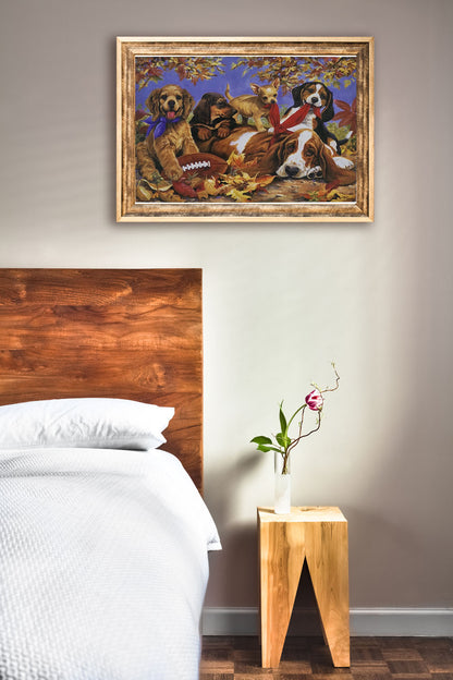 Puzzle 1000 Teile Cute Dogs 69x51 cm Hunde Welpen Gehirntraining Jigsaw Tiere