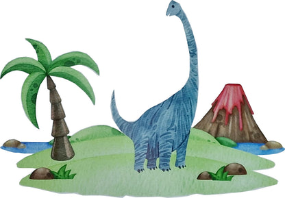 Dinosaurier Wandtattoo 37 Wandsticker Kinderzimmer Aufkleber Fensterbilder Dekoration farbig